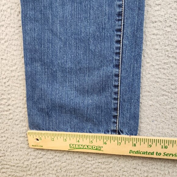 Ralph Lauren Jeans Co Premium Women's 12 Curvy Bootcut Blue Denim Pants - Picture 7 of 9